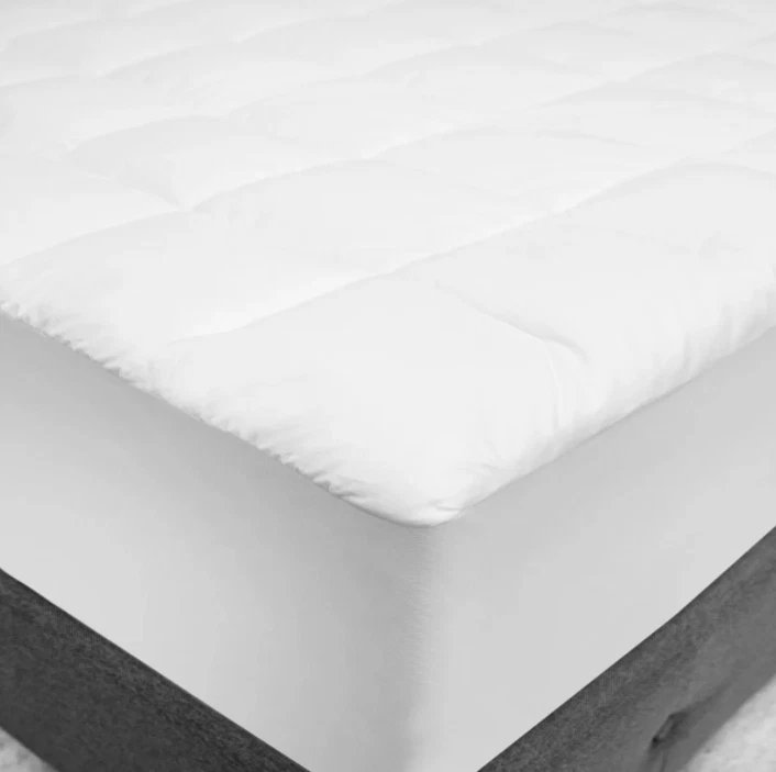 SensorPedic Top Loft Luxury Gel Fiber White Mattress Pad Size TWIN H2646