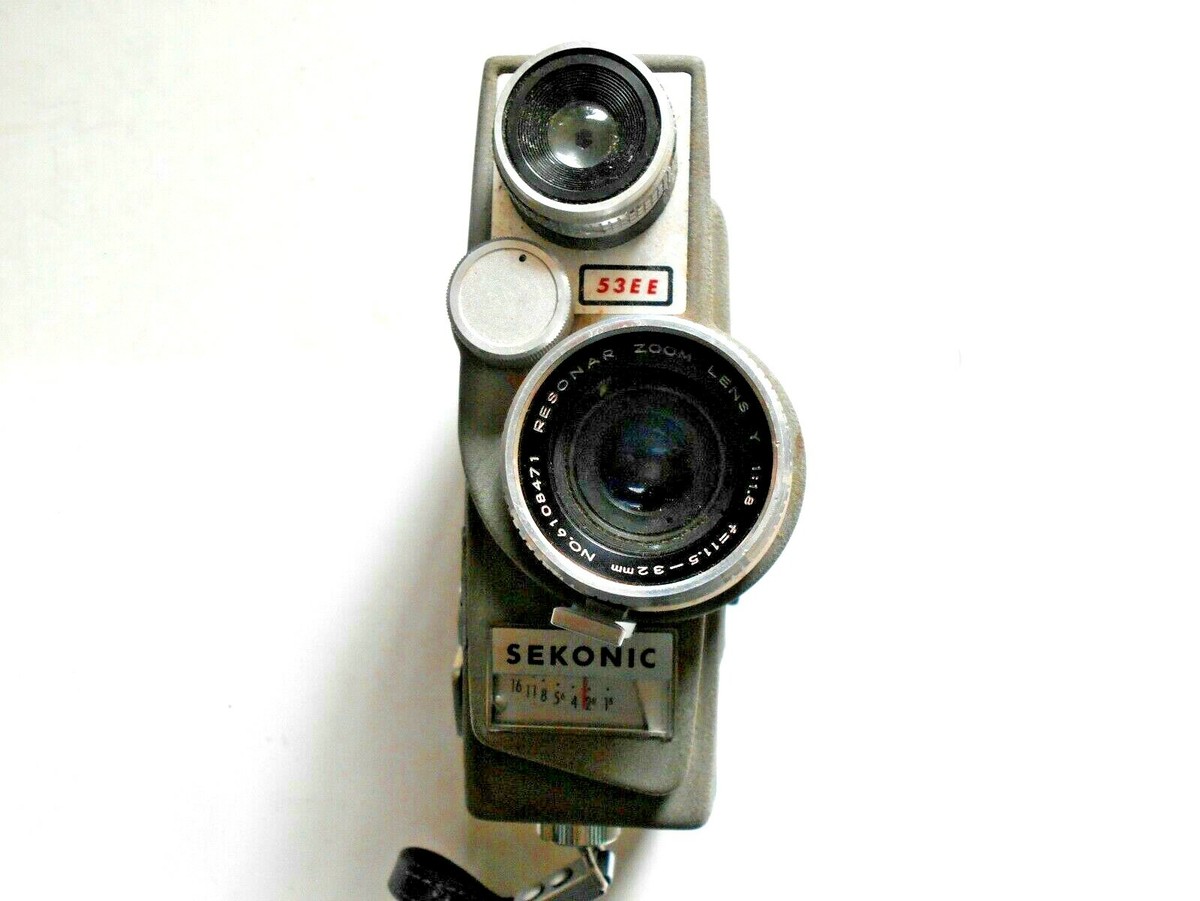 Sekonic Micro-eye 8mm Movie Camera Model No.53EE w/Resonar