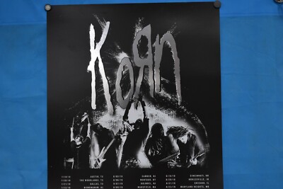 KORN サイン入り 販促ポスター A2 Oildale 希少 コーン KORN 