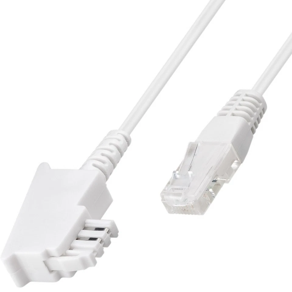 DSL VDSL Router IP Kabel weiss FritzBox EasyBox Speedport RJ45 > TAE alle Längen - Bild 3 von 4