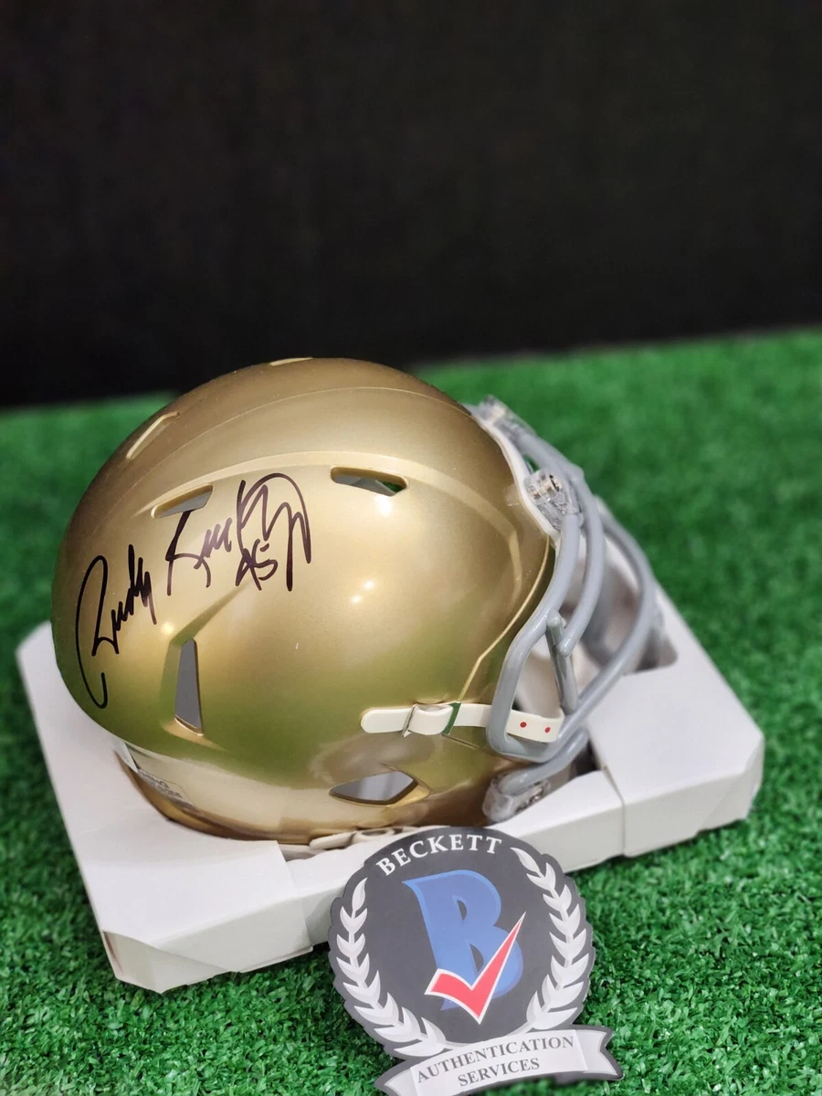 Rudy ruettiger autographed best sale helmet
