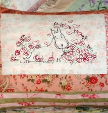 Scottie Dog Hand Embroidery Pattern Scottish Terrier Country Garden Stitchery