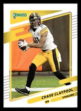 Chase Claypool 2021 Donruss #27 Pittsburgh Steelers Buy10get5FREE