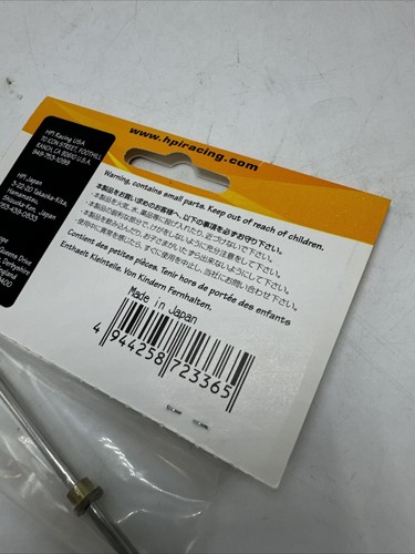 HPI Racing #72336 Rear Axle 3x86 With Hex Hub Micro RS4 New In Package - Picture 7 of 10
