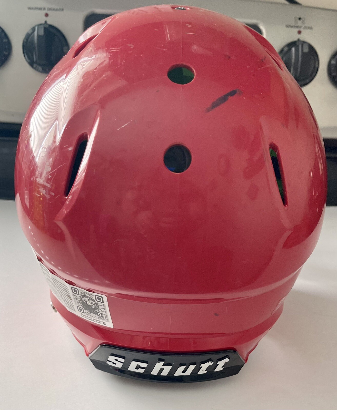 Schutt Youth Vengeance A3 Large Red Blue Face Mask Chin Strap Helmet eBay