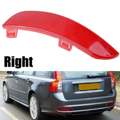 Pour Volvo S40 V50 2008-2012 - Réflecteur De Pare-chocs Arrière Gauche Rouge - Feu Lentille