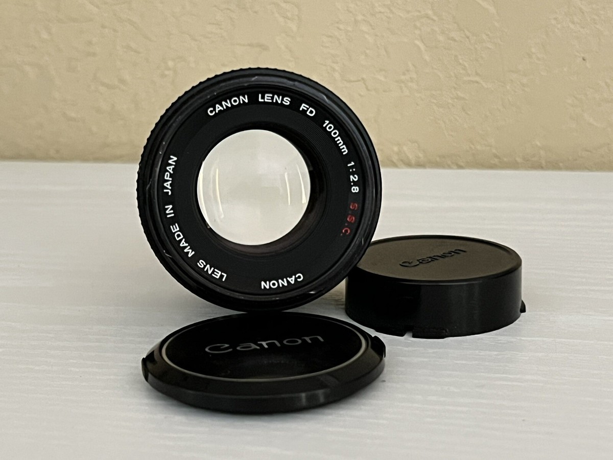 Vintage Canon FD 100mm f/2.8 S.S.C Manual Focus Telephoto