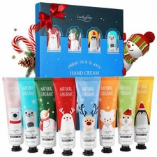 Hand Cream Gift Set, 8 Pack Travel Size Nourishing Hand Cream Set with Natural S