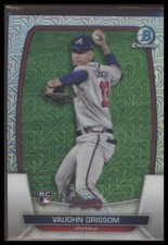 2023 Bowman #42 Vaughn Grissom Mega Box Mojo Refractors RC Rookie