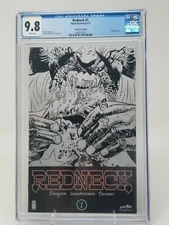 REDNECK #1 CONVENTION SKETCH  VARIANT CGC 9.8 SKYBOUND DONNY CATES IMAGE