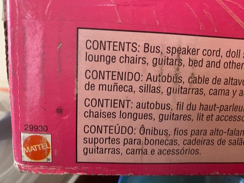 2001 Mattel Barbie Jam'n Glam Concert Stage Tour Bus 29930 BOX - Picture 10 of 22