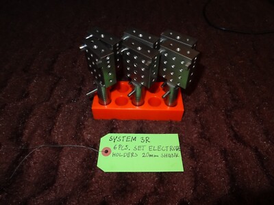 System 3r R13 SYSTEM 3R 6 PCS. SET ELECTRODE HOLDERS 20mm SHANK | eBay