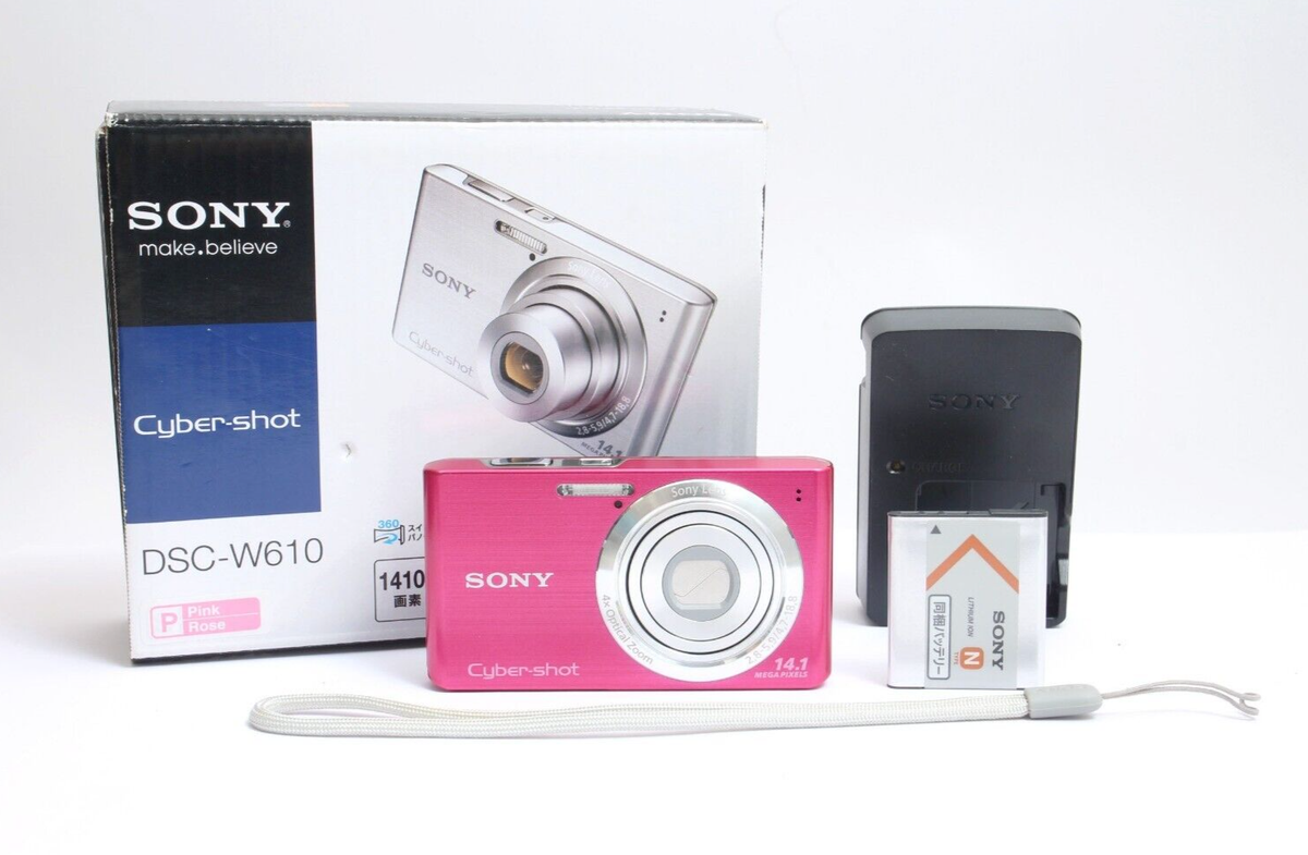 SONY Cyber-shot 12.1メガピクセル ピンク Sony Cyber-shot DSC-W610 Pink 14.1MP 4.0x Zoom Digital