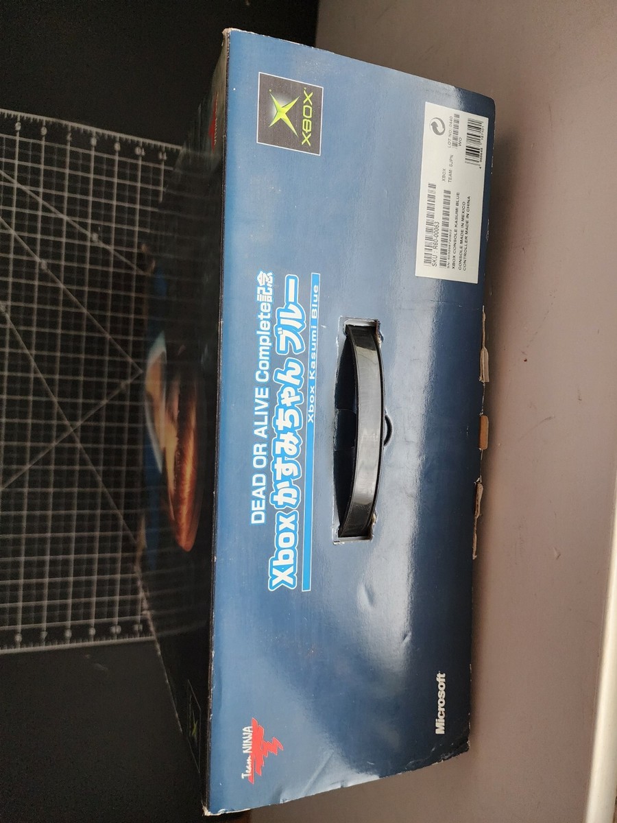 Microsoft Xbox Kasumi Chan Blue Dead or Alive Limited Console Box