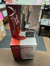 Dean Playmate Red Guitar And 10 Watt Amplifier Package W/ Gig Bag And More Local