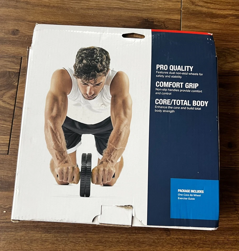 Wheel Fila AB Wheel Fitness Home Gym Exercise Equipment Core Back Workout - Image 2 of 3