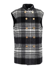 Louis Vuitton Plaid Vest In Black Wool Fr32