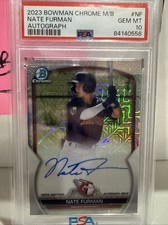 2023 Bowman Chrome Mega Box Nate Furman  Auto #NF San Francisco Giants PSA 10