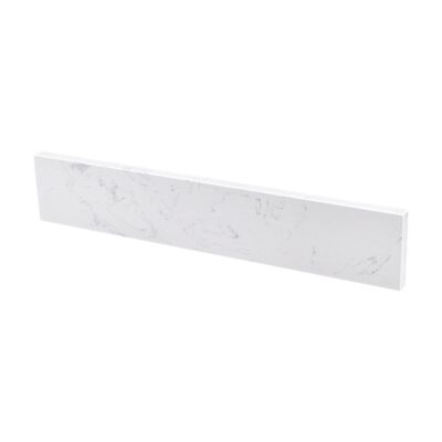 21 in. White Stone for Vanity Sink Top Glossy