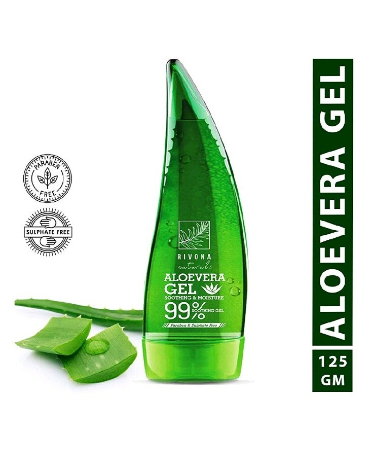 Rivona Naturals 100 Organic And Soothing Aloe Vera Gel For Skin And
