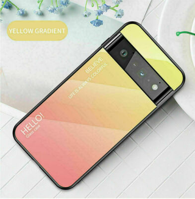 Case For Google Pixel 6A 7A Pro Material Glass Shockproof Color Phone Case Cover
