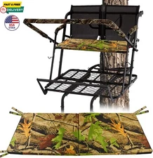 Foldable Two Man Tree Stand Seat Cushion 33.5''×13'' Tree Stand Seat Replacement