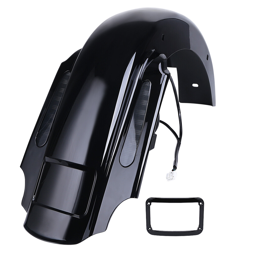HARLEY-DAVIDSON CVOリアフェンダー純正 CVO Dual Cut Out Stretched Extended Rear Fender w LED For Harley