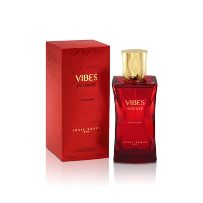 Vibes Intense Women by Louis Varel 100ml EDP Spray - Free Express Shipping