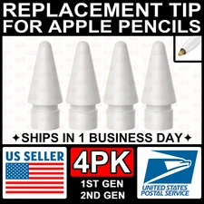 4pk Tips for Apple Pencil Replacement 1st Gen 2nd Gen Pen iPad Pro Nib iPencil