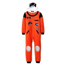Boy's Astronaut Costume Hooded Fleece Pajama Sleeper