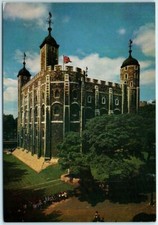 Postcard - Tower of London - The White Tower - London, England
