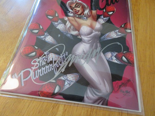 THE MARVELOUS BLACK CAT #1 *Campbell Variant! SIGNED J. SCOTT CAMPBELL/COA!* NM! - Picture 3 of 4
