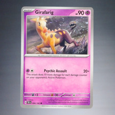 2024 POKEMON TCG GIRAFARIG #66/162 S+V TEMPORAL FORCES COMMON TRADING CARD TC
