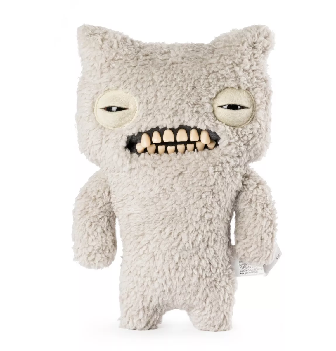 Fuggler Funny Ugly Monster Fuzzy Grey Munch Munch Soft Toy BRAND NEW