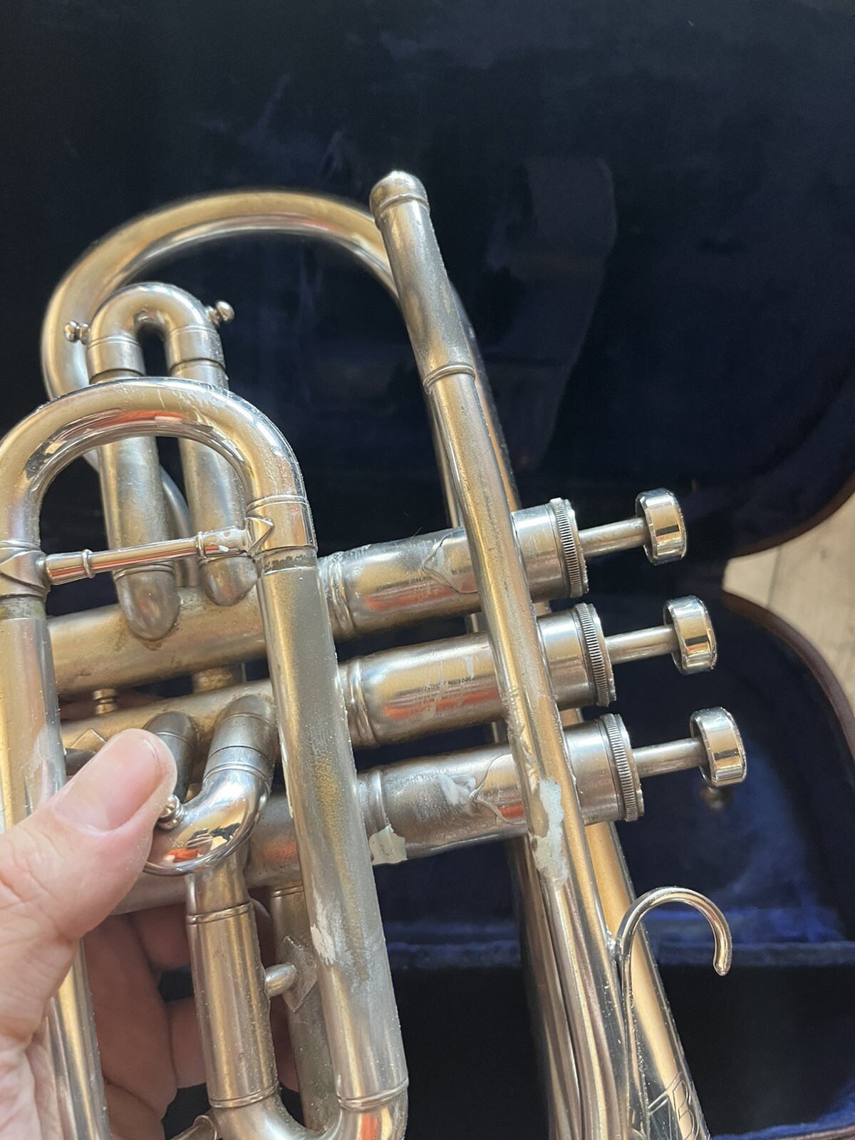 Besson Westminster, Silver colour with box eBay