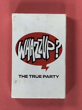 The True Party   Whazzup - AUDIO Cassette music Tape Single EMI 2000
