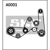 Skf Keilrippenriemensatz FüR Vw Passat Variant 3B5 3B2 Audi A4 8D2 B5 8D5 4B