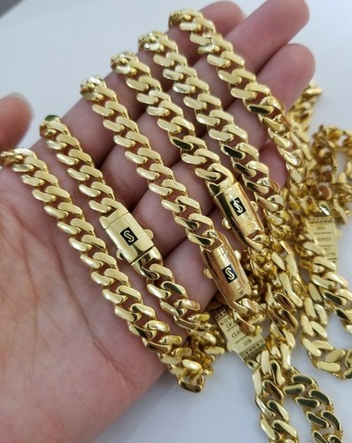 REAL 10k Gold Royal Miami Cuban Chain 