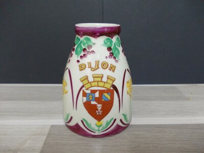 Stoneware Pot For Mustard Very Old From France Dijon Grey Poupon Art Deco