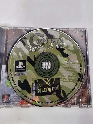 Contra: Legacy of War (Sony PlayStation 1, PS1 ) Game Disc Only - artwork
