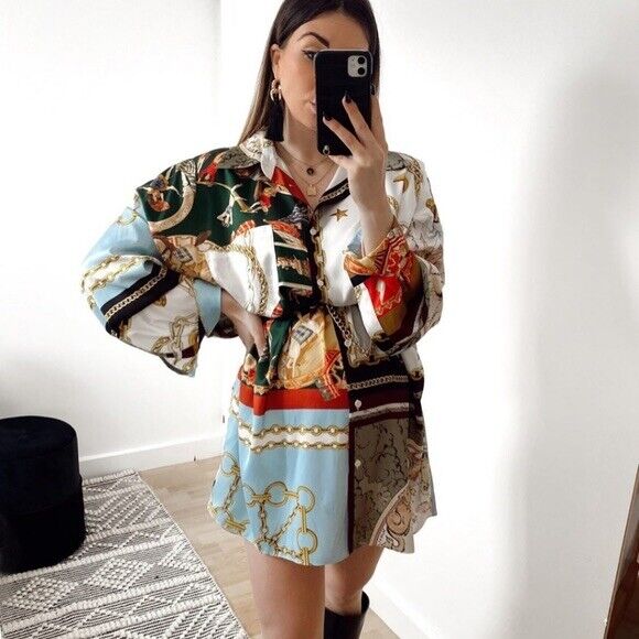 Zara Oversized Patchwork Shirt Blogger Fav 2330/008 | eBay Zara Oversized Patchwork Shirt Blogger Fav 2330/008 | eBay
