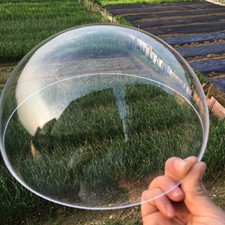 Diámetro 50mm-300mm Acrílico PMMA Transparente Cúpula Forma Sin Borde Cubierta Antipolvo Seleccionar Tamaño