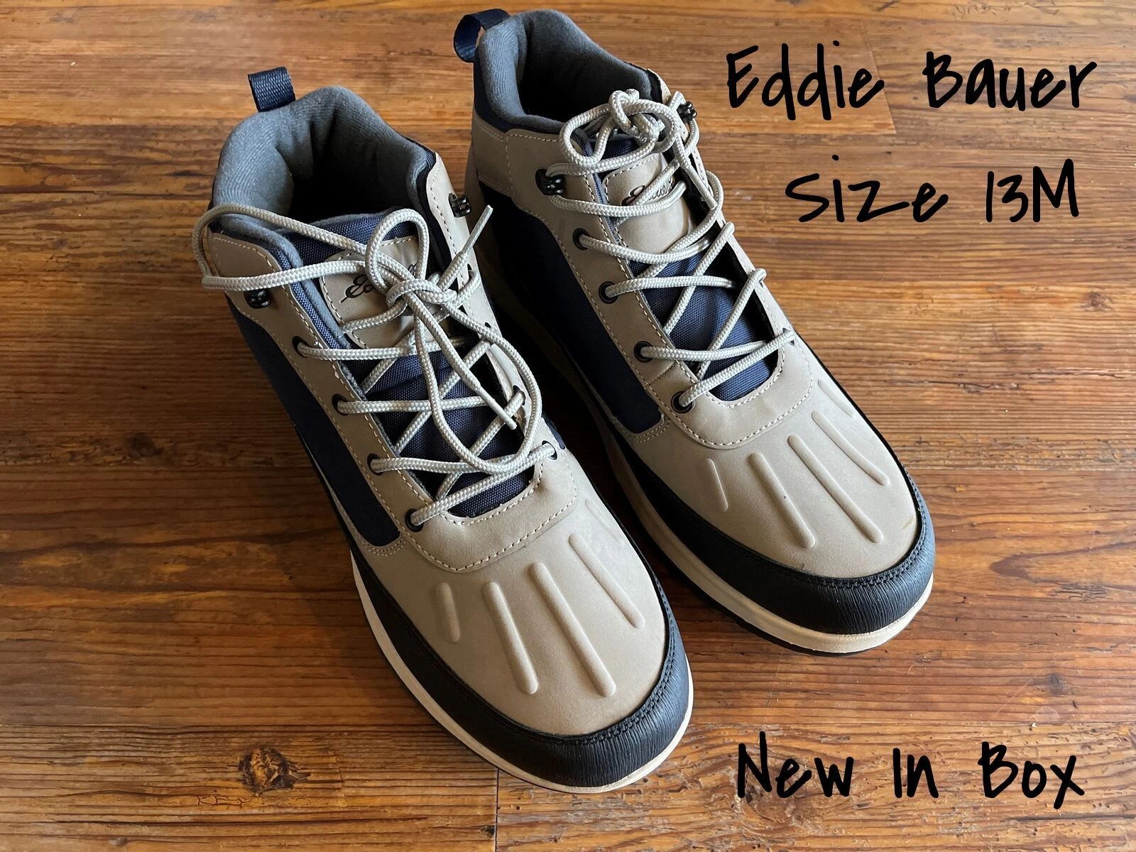 Eddie Bauer Men's Size 13 Slushy Hiking Boots - New Outdoor Footwear