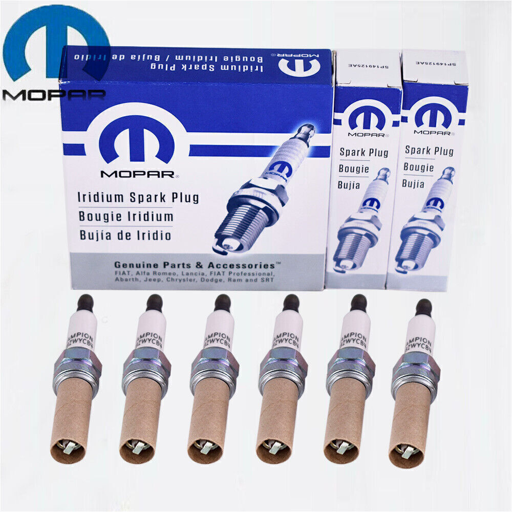 12PCS Mopar Ignition Coils & Spark Plugs For Chrysler Jeep Dodge Ram 3