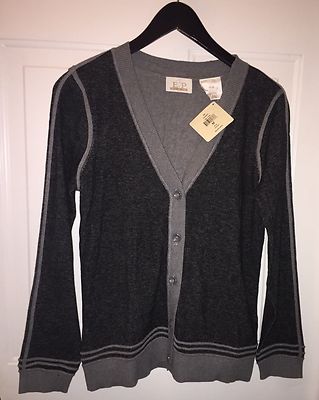 Nwt EP Pro Tour Tech Golf Melbourne Grau V-Ausschnitt Strickjacke Pullover Damen