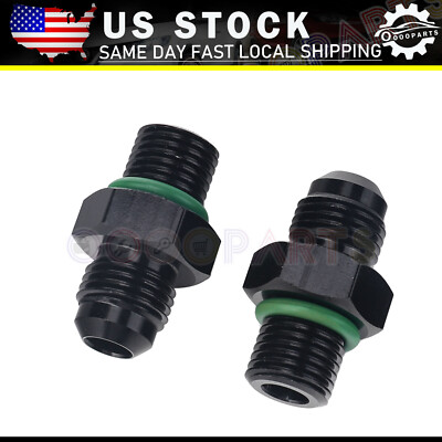 6AN to 1/4NPS Trans Cooler Adapter Fitting For GM Turbo TH350 TH400 4L60E 4L70E