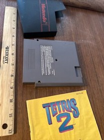 *Tetris 2 (Nintendo NES, 1993) w/ Manual - Authentic Cartridge* W/sleeve