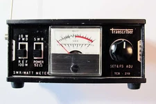 VINTAGE Japan TCB-219 Transcriber Electronics SWR / WATT Meter