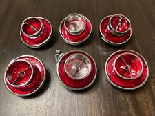1963 Impala Ful-size Tail Light Back Up Lens Assembly W Lens Bezel Trim Housing
