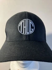 Thug Black Simms Flexfit S-M Small Medium Comfortable Baseball Cap Hat